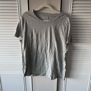 J. Crew Heather Gray Girlfriend Tee